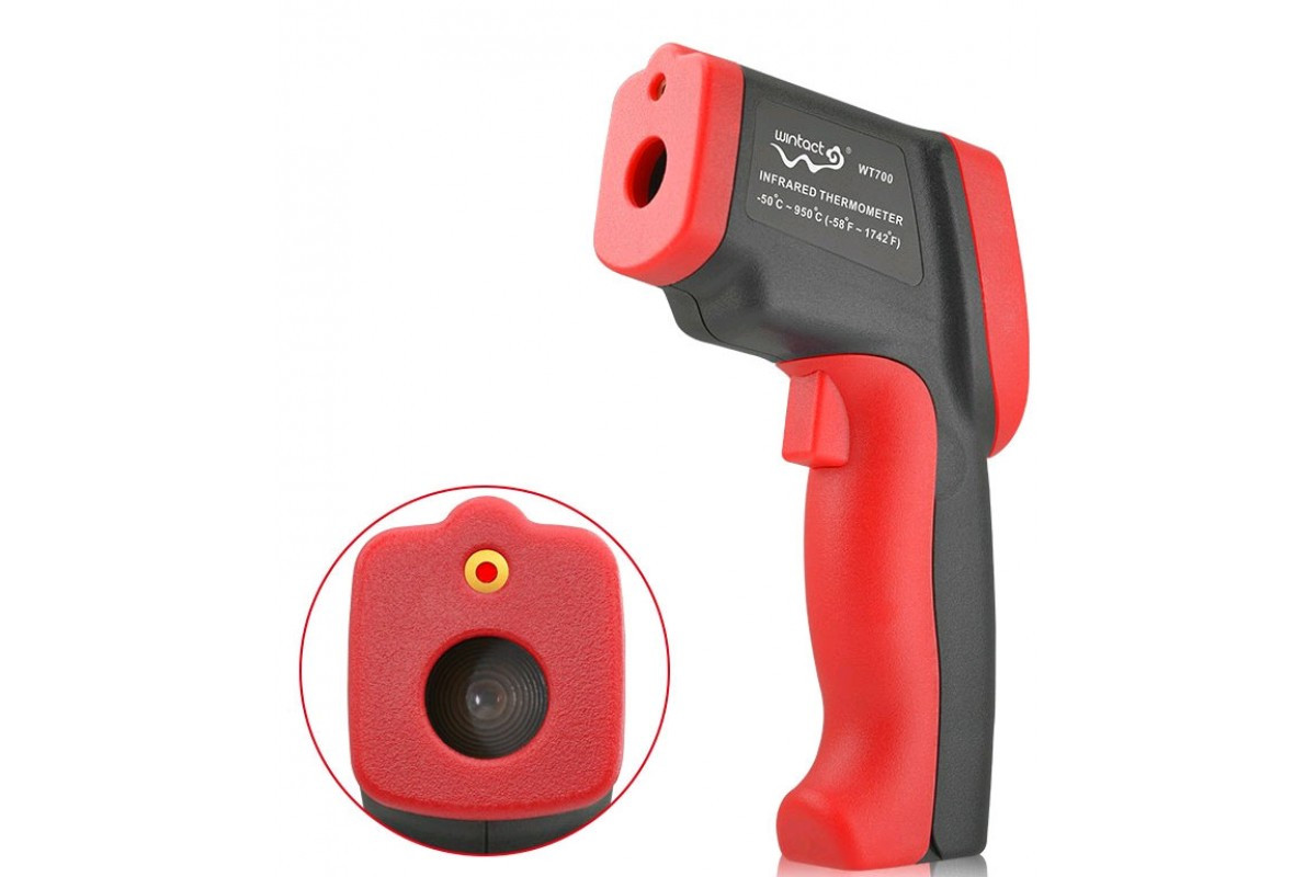 Пирометр бесконтактный цифровой -50-750°C WINTACT WT700