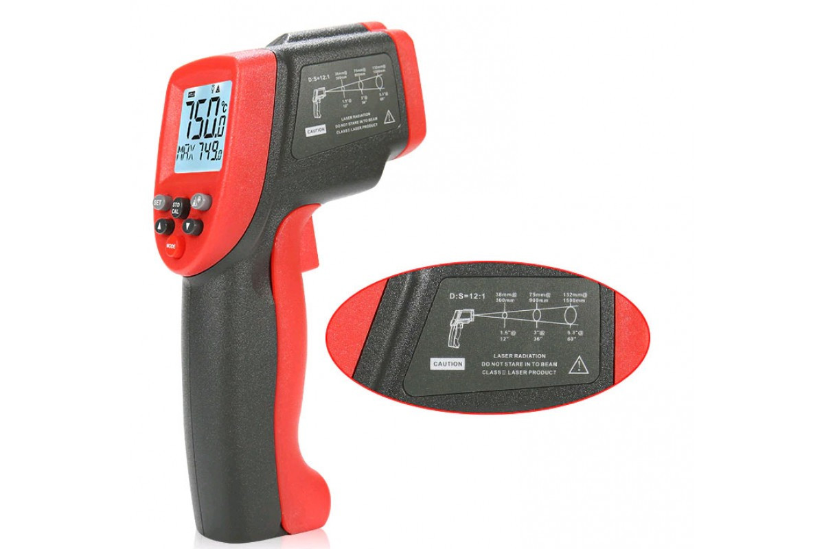 Пирометр бесконтактный цифровой -50-950°C WINTACT WT900